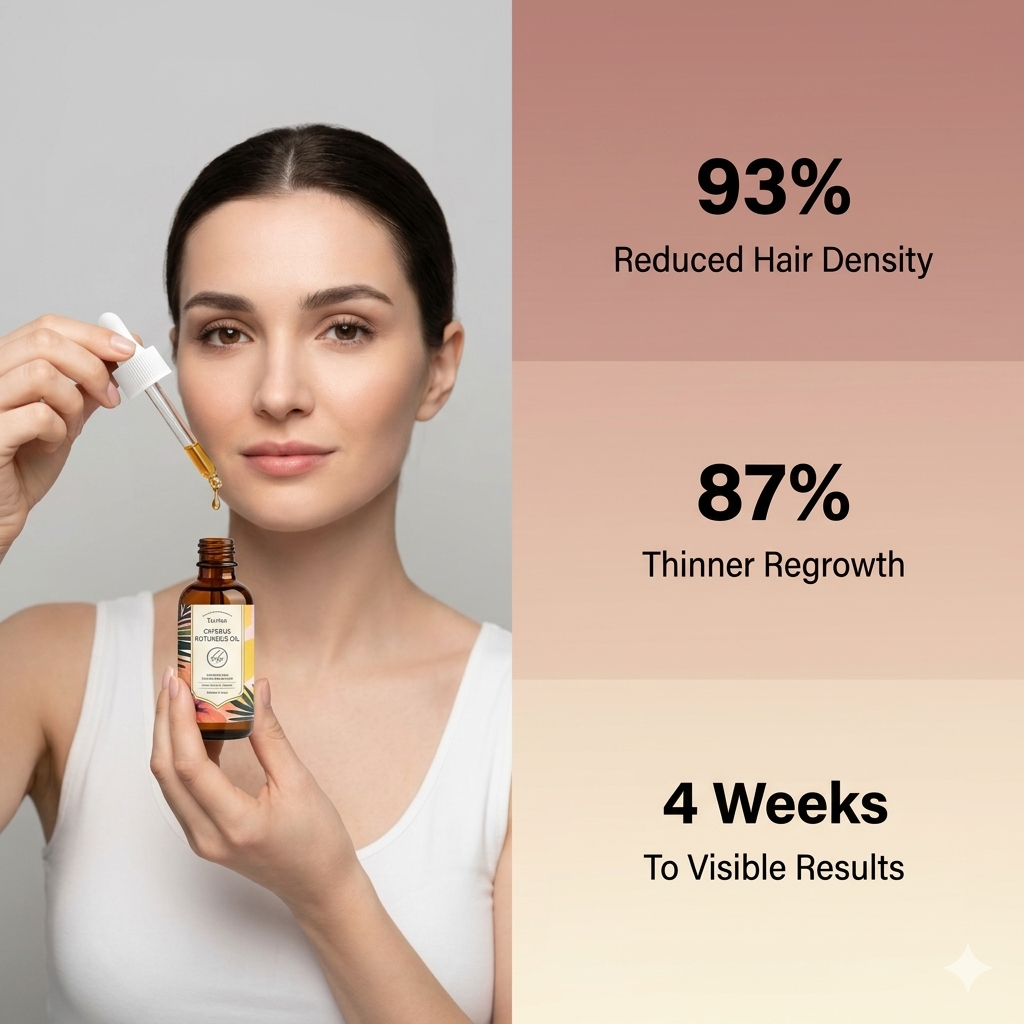 Cyperus Rotundus Oil for Reducing Unwanted Hair